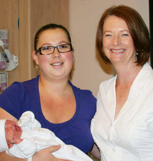 WOMAN’S TOUCH: Prime Minister Julia Gillard toured Emerald Hospital last month in her former capacity as deputy, laughing off leadership speculation at the time. nk-170510- 024 WOMAN’S TOUCH: Prime Minister Julia Gillard toured Emerald Hospital last month in her former capacity as deputy, laughing off leadership speculation at the time. nk-170510- 024